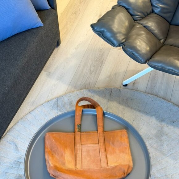 Handmade Linen Tote Bag – Laptop Friendly - Picture 8 of 9